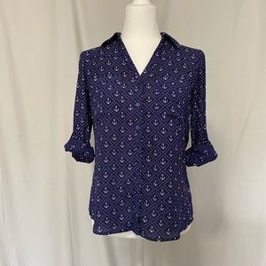 SOLD Express Portofino Anchor Buttondown Shirt
